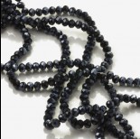Zdjęcie - Kryształki oponki fasetowane blue hematite 3x4mm